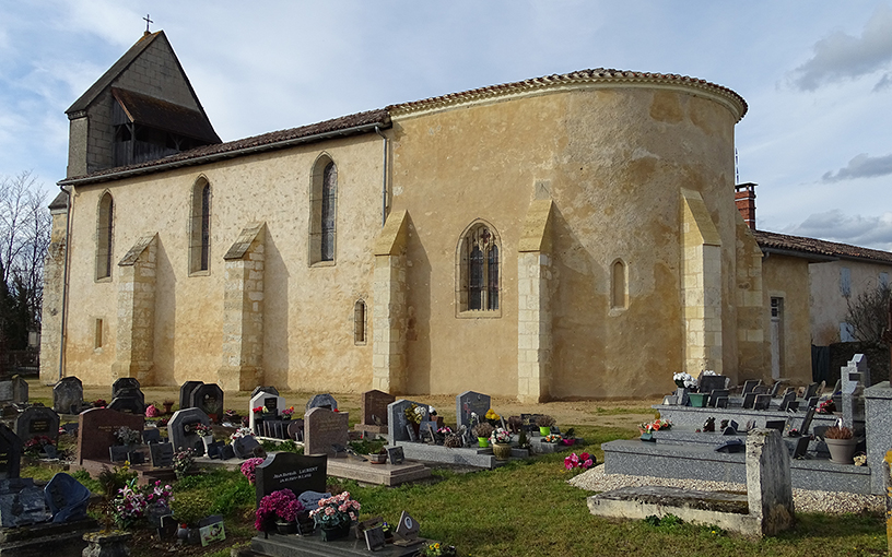 Église Saint Christophe à Léogeats - (33)